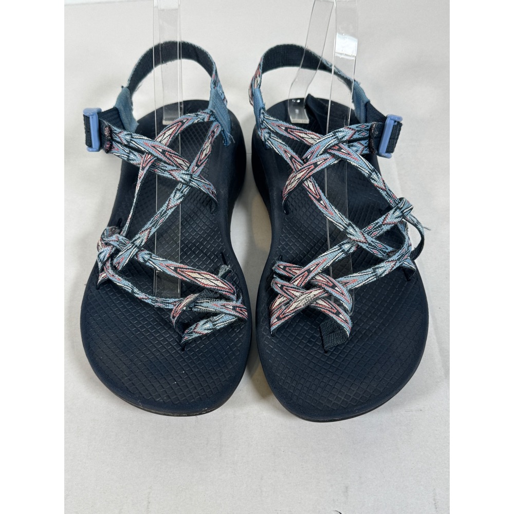 Chaco Women's Z/Cloud X2 Sandals Size 10 Blue Multi Strappy Sport Comfort Summer